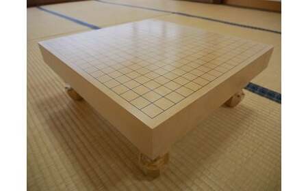 GS-10[ 碁盤 ]新桂20号接合盤 足付き 囲碁 将棋 木工品