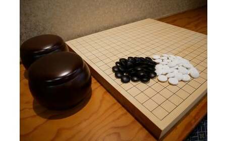 [ 碁盤 ] 桧 10号 接合盤 卓上 セット 囲碁 将棋 木工品