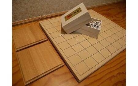 SS-16[ 将棋盤 ]新桂7号 接合折盤 セット 卓上 囲碁 将棋 木工品