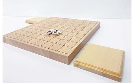 SS-21[ 将棋盤 ]桧10号接合盤 卓上 セット 将棋 木工品