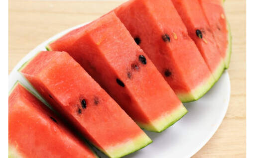 原農園の甘〜いスイカ(姫まくら)2個入 [2026年5月1日〜5月31日頃に配送予定] くだもの 果物 フルーツ 西瓜 すいか スイカ ひめまくら 産地直送