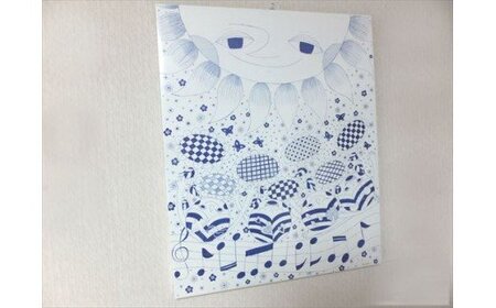 [ペン画]:手のひらを太陽に