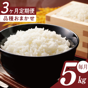 [2026年2月より順次発送][3回定期便]R7年産米 品種おまかせ定期便 5kg