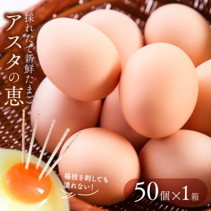 黄身がしっかり濃厚な卵[アスタの恵み]50個