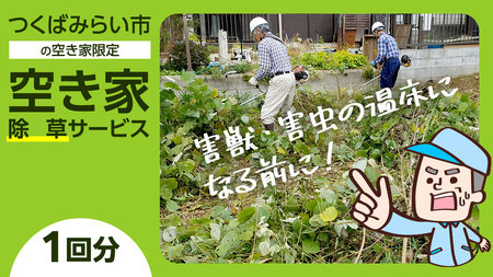 空き家除草サービス[1回分] 管理 見守り 代行 点検