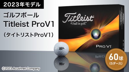 2023 年 モデル 】 ゴルフボール Titleist ProV1 5ダース