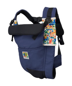 ユーモベビー 5WAYキャリー(ネイビー) ベビーキャリー ベビー用品 抱っこ 楽 便利 通気性 振動軽減 はっ水 撥水 メッシュ 汚れにくい 乾きやすい ピロー ガーゼ 防水 赤ちゃん ベビー 74-AI