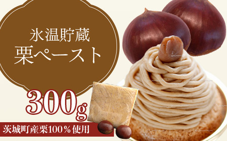 634 氷温貯蔵 栗ペースト300g( 茨城町産 栗 100% 使用 )[海老澤農園]