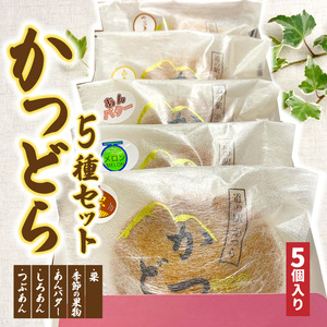 かつどら5個入り(5種)