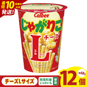 [10営業日以内に出荷]カルビー じゃがりこ チーズ Lサイズ 66g×12個|Calbee お菓子 菓子 おやつ おかし ぽてち ポテチ スナック おつまみ ジャガイモ じゃがいも(93-82)