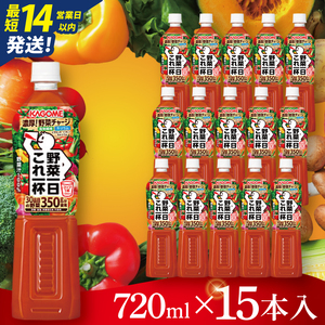 カゴメ野菜一日これ一杯 720ml×15本|KAGOME 野菜 果実 おいしい 手軽 ジュース 飲料 野菜ジュース(93-214)
