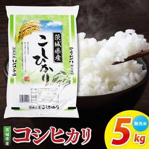 茨城県産コシヒカリ 無洗米 5kg|無洗米 定期便 お米 米 こめ コメ ごはん 白米 阿見町 茨城県 茨城県産 茨城県産米 安心 安全 送料無料 国産 人気 数量限定 高評価(85-14)
