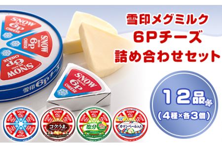 18-06雪印メグミルク・6Pチーズ詰め合わせセット(12品)