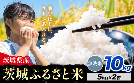 米 茨城 ふるさと米 無洗米 10kg[8月下旬-9月末頃出荷]無洗米 無洗米 無洗米