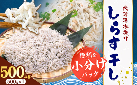 しらす干し 小分け 大津港水揚げ しらす 500g (茨城県共通返礼品:北茨城市) 川崎水産有限会社 [30日以内に出荷予定(土日祝除く)]しらす干 小分けパック 減塩 茨城県 河内町[配送不可地域あり](沖縄・離島)