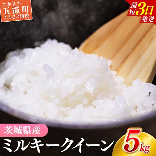 新米 令和8年産 ミルキークイーン 精米 5kg (5kg×1袋) 中山産業