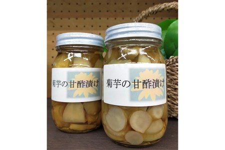 [五霞町産菊芋]菊芋の甘酢漬け 小瓶2個セット・令和5年12月1日(金)より順次発送