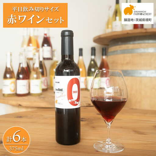 [訳あり]赤ワイン6本セット 375ml ギフト