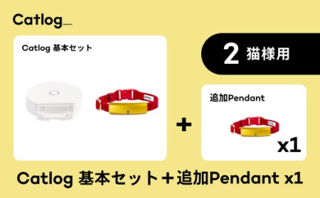 [2猫様用]Catlog基本セット + 追加Pendant