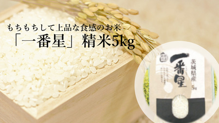 もちもちで上品な食感「一番星」精米5kg