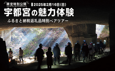 〜限定特別公開! 宇都宮の魅力体験〜 ふるさと納税返礼品特別ペアツアー 2025年2月16日(日)催行