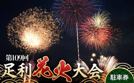 【2025年8月2日(土)】 第109回足利花火大会 駐車場 駐車券＜1台分＞ 花火大会 花火 イベント 行事 夏 栃木県 足利市 F7Z-1405