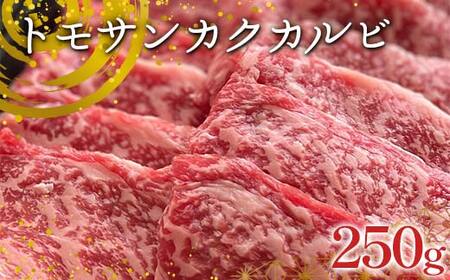 [牛肉の理想的部位]足利マール牛 トモサンカクカルビ250g 栃木県 足利市