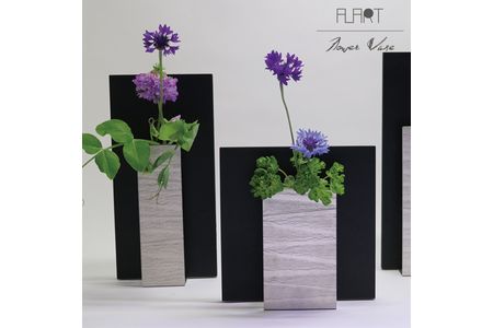 ALART[アルアート] ART FLAME 積 正方形･長方形セット 花器 インテリア性の高い花器 フレームに映える一輪挿し