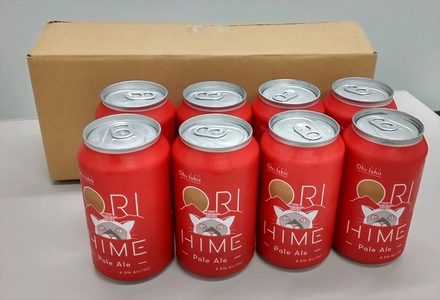 足利発のCraft Beer 「ORIHIME Pale Ale」355ml缶 8本セット[ クラフトビール お酒 栃木県 足利市 ]
