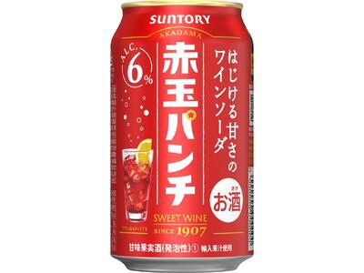 サントリー 赤玉パンチ 350ml×24本| ワインサワー 甘味 果実酒[お酒 さけ 人気 おすすめ ギフト]