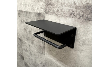 誰でも簡単取り付け！スチール トイレットペーパーホルダーL モダン スタイリッシュ【雑貨 日用品 人気 おすすめ 】