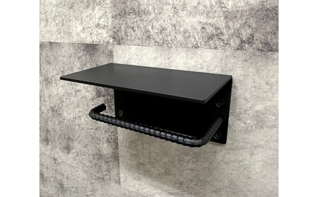 誰でも簡単取り付け！スチール トイレットペーパーホルダーR モダン スタイリッシュ【雑貨 日用品 人気 おすすめ 】