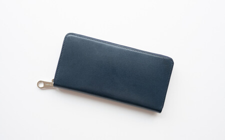 チマブエ 栃木レザー ラウンドファスナー長財布 [紺][雑貨 ファッション 人気 おすすめ ]