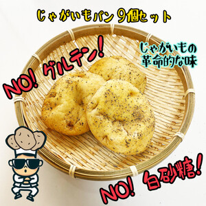 [江南スタイル]じゃがいもパン9個セット| ジャガイモパンカムジャパン 手作り 菓子パン 冷凍パン おやつ 詰め合わせ 個包装 栃木市 栃木県