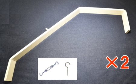 室内干しキット『スーパーラック』アイボリーホワイト2個セット【雑貨 日用品 人気 おすすめ 】