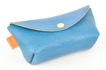 【全6色】栃木レザー ミニポーチ02S　小物入れ ピルケース/Pouch　02/S/ブルー/minca　428【ファッション 人気 おすすめ 】