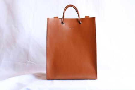 [トートバッグ(M)]2way Tote bag Medium カラー:Camel