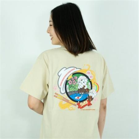 佐野市 マンホールTシャツ(さのまる)サンドベージュ Mサイズ_装飾品・工芸品 女性・レディース 洋服   装飾品・工芸品 男性・メンズ 洋服 _【1534686】