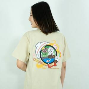 佐野市 マンホールTシャツ(さのまる)サンドベージュ Lサイズ_装飾品・工芸品 女性・レディース 洋服 装飾品・工芸品 男性・メンズ 洋服 _