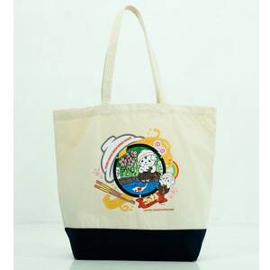 佐野市 マンホールトートバッグ(さのまる) Lサイズ ナチュラル/ネイビー_装飾品・工芸品 トートバッグ・ショルダーバッグ 鞄・バッグ かばん カバン_