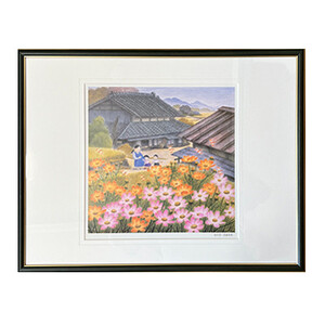 安藤勇寿「命の音」額入画(大)_雑貨・日用品 家具・インテリア _