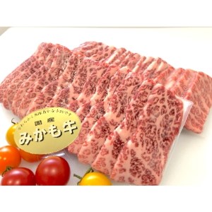 「みかも牛」焼肉用600g(300gx2)【配送不可地域：離島】【1257319】