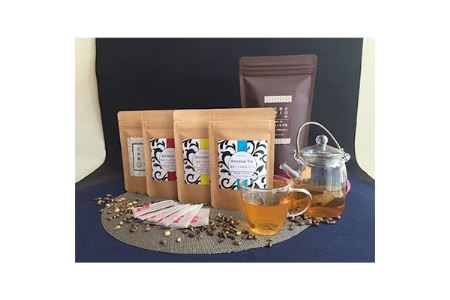 発芽ハトムギ茶10包＆ハーブティーセット(レモングラス・ミント・アップルシナモン・くわ茶　各6包入)【1094712】