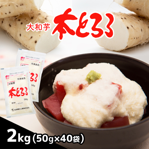【定期便6回】本とろろ大和芋 (冷凍) 2kg 