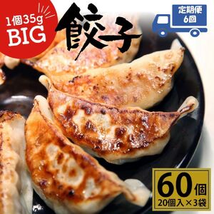 【定期便6回】たじまやオリジナルビッグ餃子 60個 | TAJIMAYA たじまや タジマヤ 大きい ビッグ BIG 餃子 売れ筋 大人気 好評 やみつき リピーター リピート ぎょうざ 旨み 旨味 ぱりっと もっちり ジューシー おかず 惣菜 中華 肉 肉汁 地場 野菜  たっぷり 焼 ごはん おつまみ 栃木県 真岡市 送料無料 