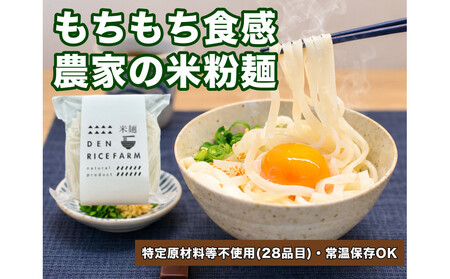グルテンフリー 無添加 米麺 120g 10個セット(白米麺10個)|米粉 うどん 焼きそば パスタ 麺