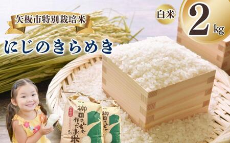 矢板市特別栽培米 にじのきらめき 白米 2kg | お米 米 こめ 白米 玄米 にじのきらめき コシヒカリ こしひかり 美味しい お弁当 選べる エコ スマート 環境 手間暇 土づくり ふるさと 納税 栃木県 矢板市