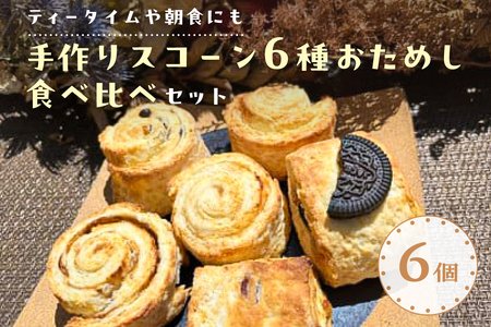 [ティータイムや朝食にも]手作りスコーン6種おためし食べ比べセット[ 栃木県 那須塩原市 ] ns068-002