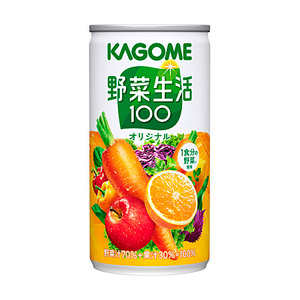 カゴメ 野菜生活100 オリジナル 190g 30本 ns111-009-30 KAGOME ジュｰス 野菜 飲料 果実 ミックスジュｰス にんじん