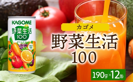 野菜生活100オリジナル190g×12 ns038-045 飲料 カゴメ 野菜ジュｰス セット ミックスジュｰス